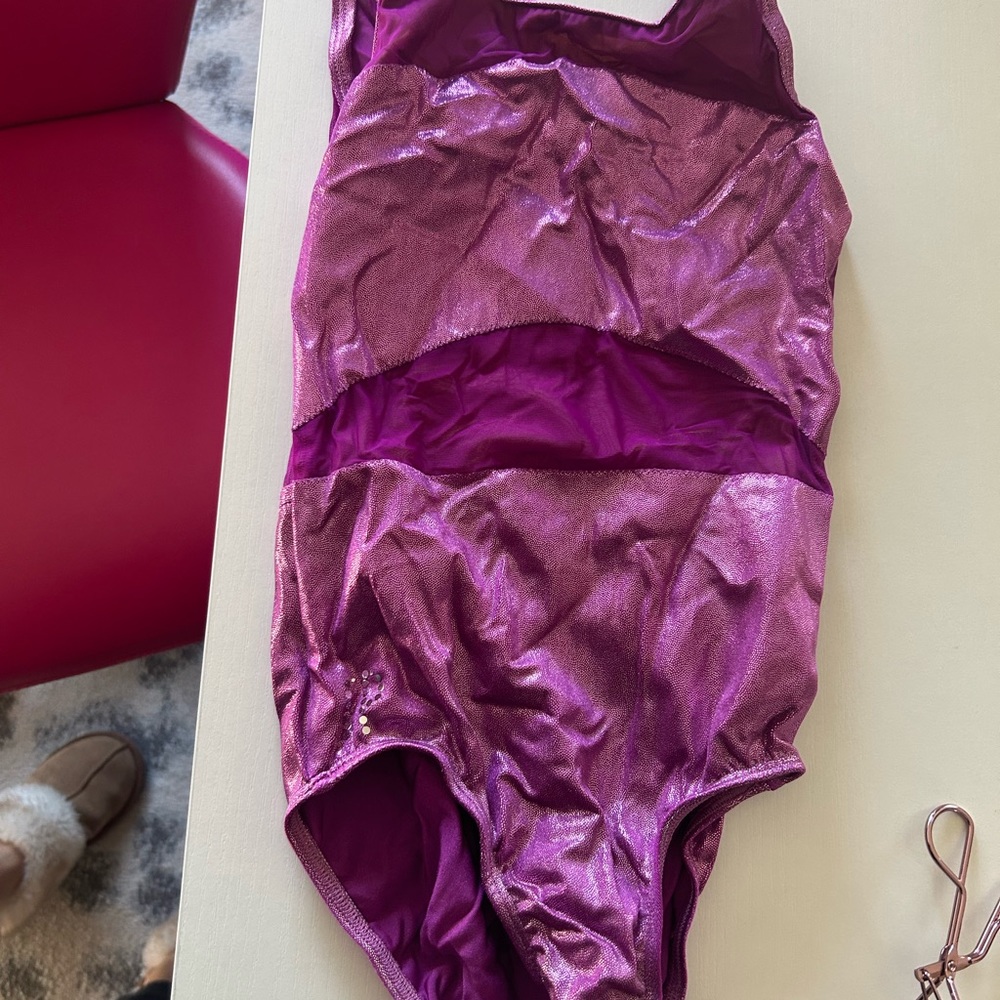 Sylvia P size 8 girls gymnastics leotard